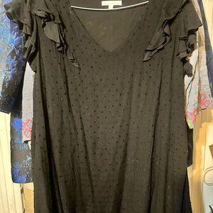 Black dress above knee